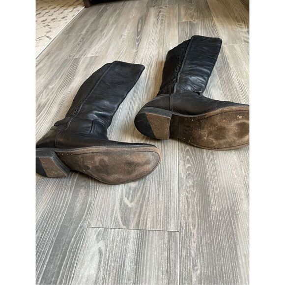 Frye Melissa black leather boots Size 8.5 - Picture 7 of 12